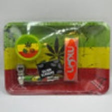 420 New Mini Kit with Rolling Tray, Grinder, Papers, & Pipe