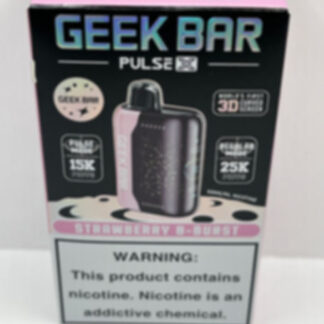 Geek Bar Pulse X Disposable – Strawberry B-Burst (Up to 25,000 Puffs)
