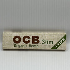 OCB organic Hemp King size + Tips Rolling papers.