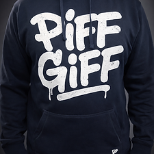 Piff Giff Pullover Hoodie – Black