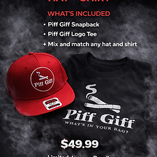 Top Off Your Fit Bundle | Piff Giff Hat + Shirt (Mix & Match Streetwear)