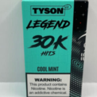 Tyson 2.0 Legend 30K Disposable – Cool Mint (5% Nicotine, 20mL)